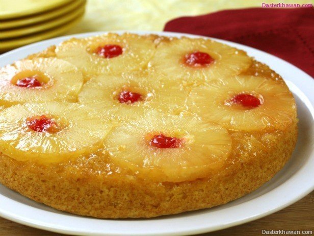 Upside Down Pineapple Applesauce Cake