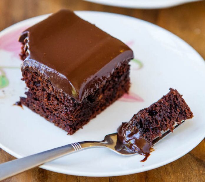 Chocolate Cake With Chocolate Ganache