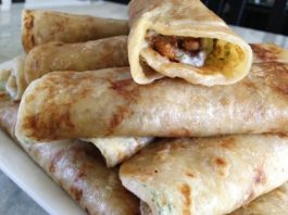 Bihaari Chicken Boti Rolls